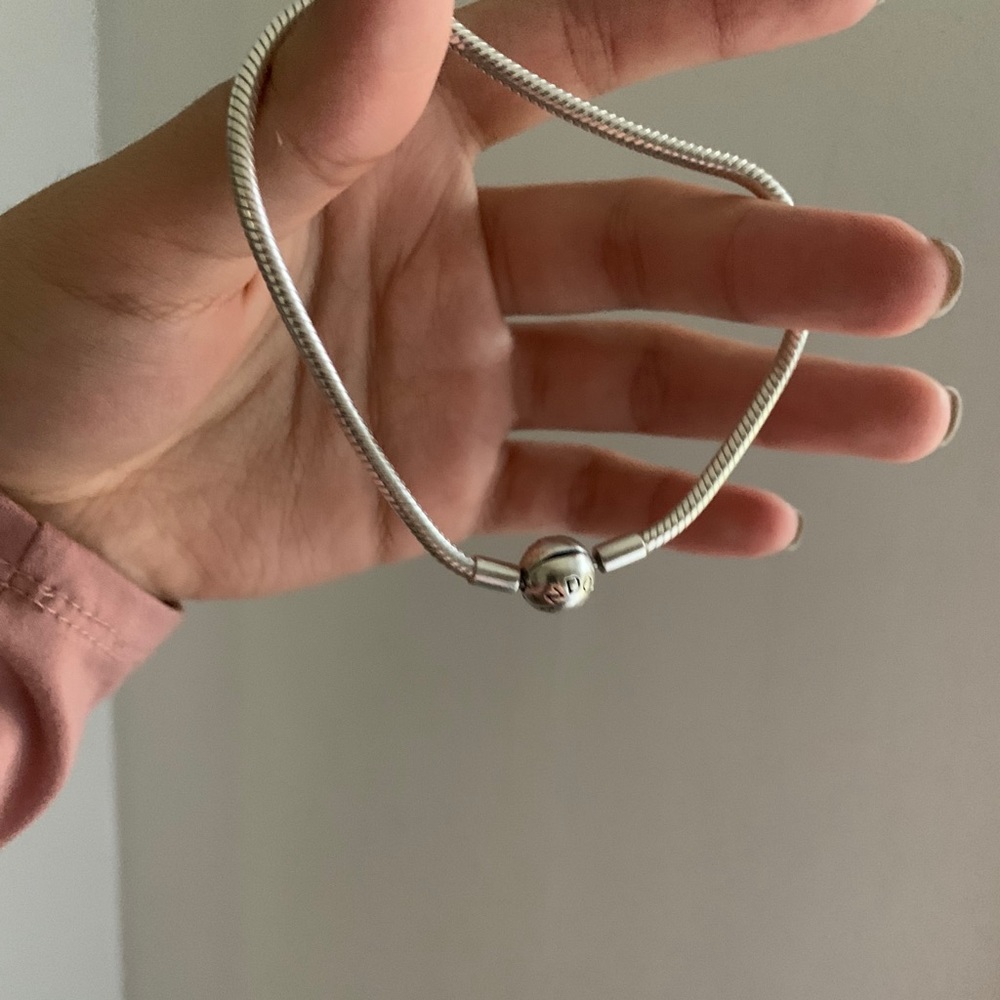 Silver Pandora bracelet